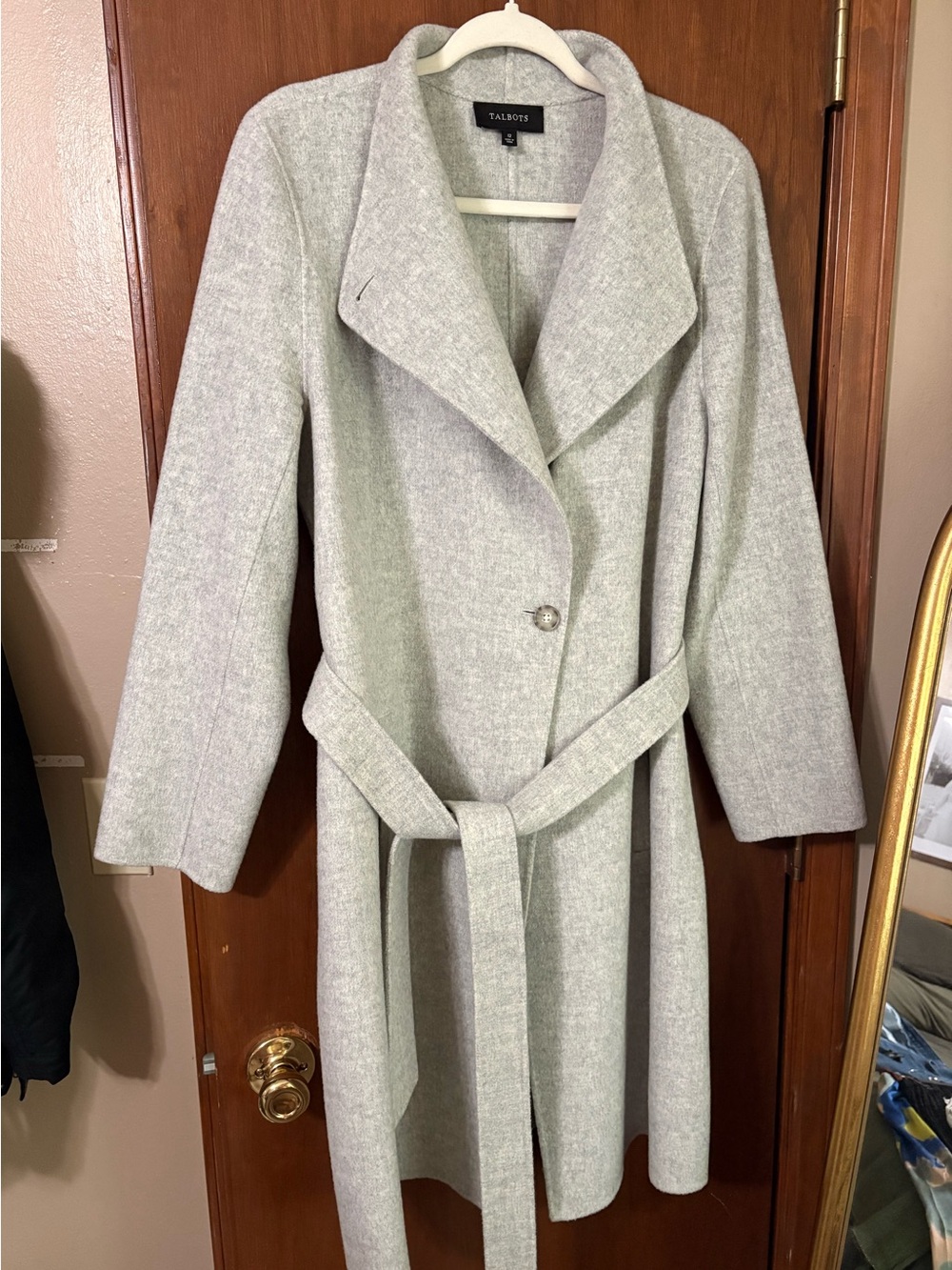 Talbots Gray Wool Coat